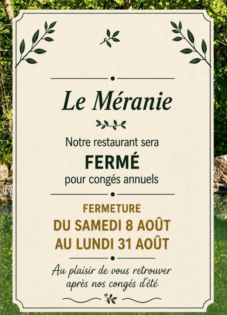 vacances d'été 2026